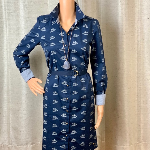 Tommy Hilfiger Belted Shirtdress NWOT - Picture 5 of 6